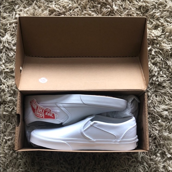 Vans Shoes - Size 8 white vans